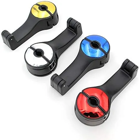 2 Pack for Subaru BRZ WRX STi Impreza Legacy XV Forester Outback Car Seat Headrest Hook Car Purse Hook Car Handbag Car seat Accessories Durable car Interior,D Yellow
