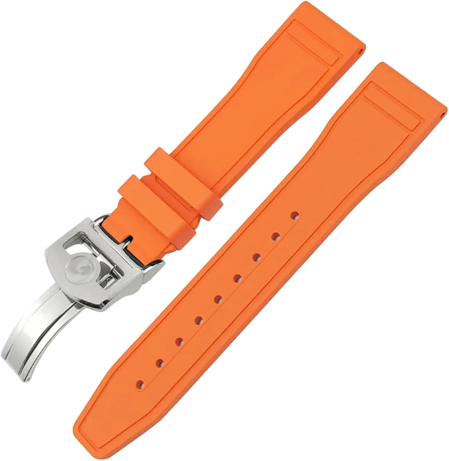 20mm 21mm 22mm Fluororubber Watchband，For IWC IW3881 IW3777 Upgrade Replacement Watchbands Soft Fluororubber Strap