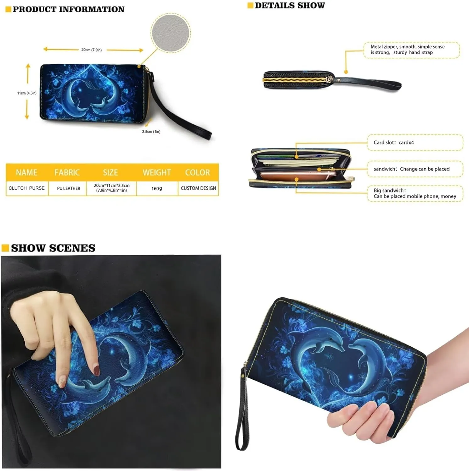 3pcs Tote Handbags and Purse for Women for Daily Use