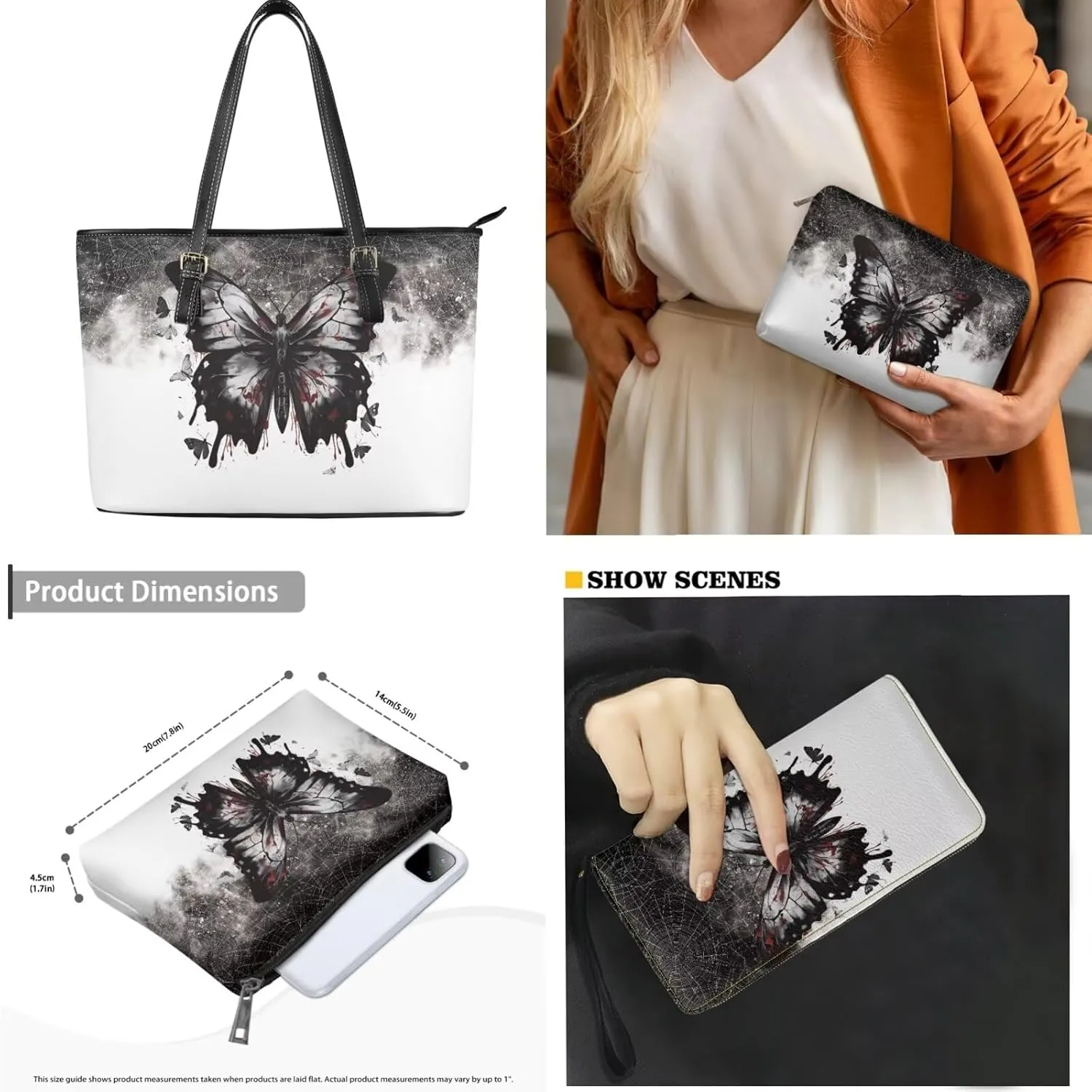 3pcs Tote Handbags and Purse for Women for Daily Use