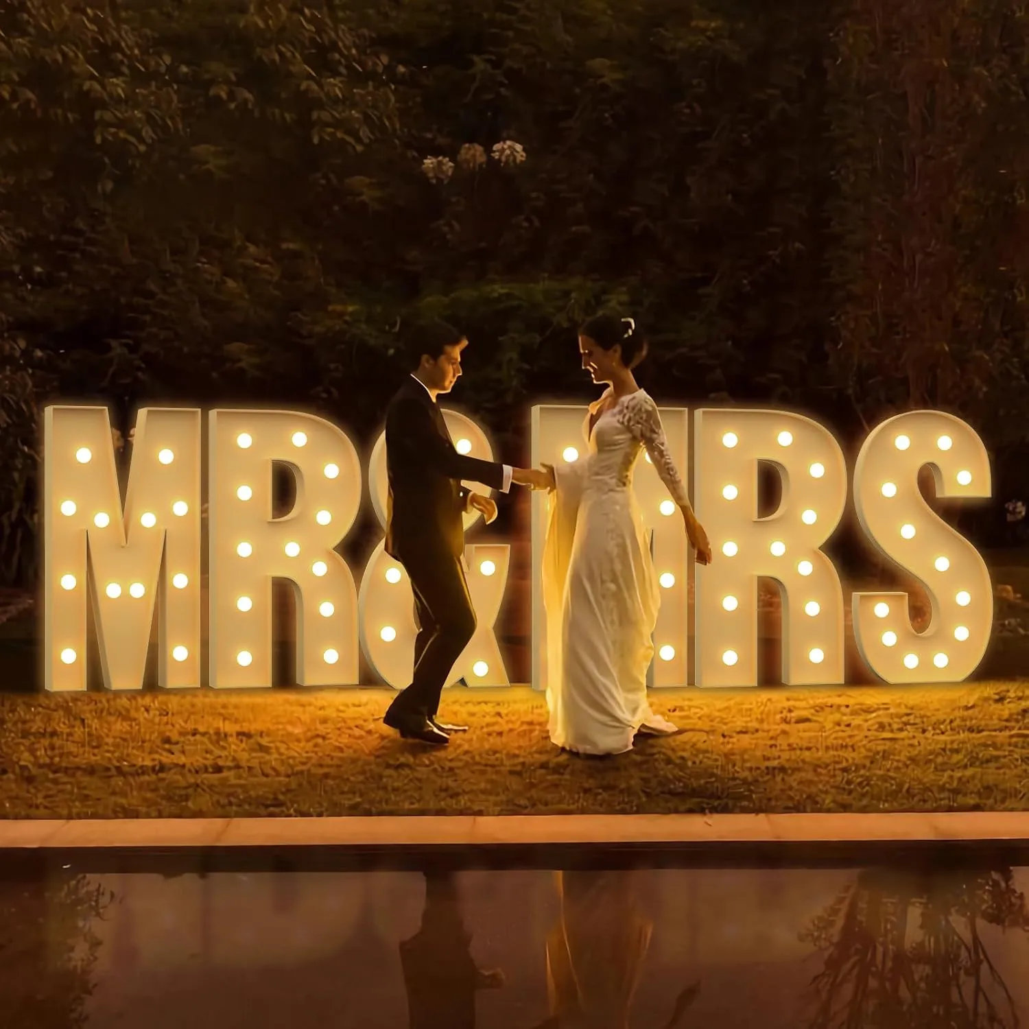 4FT Marquee Light Up Letter T, Large DIY Giant Letter for Baby Shower, Birthday Party Backdrop Decor, Wedding Engagement Party, Pre-Cut Foam Board