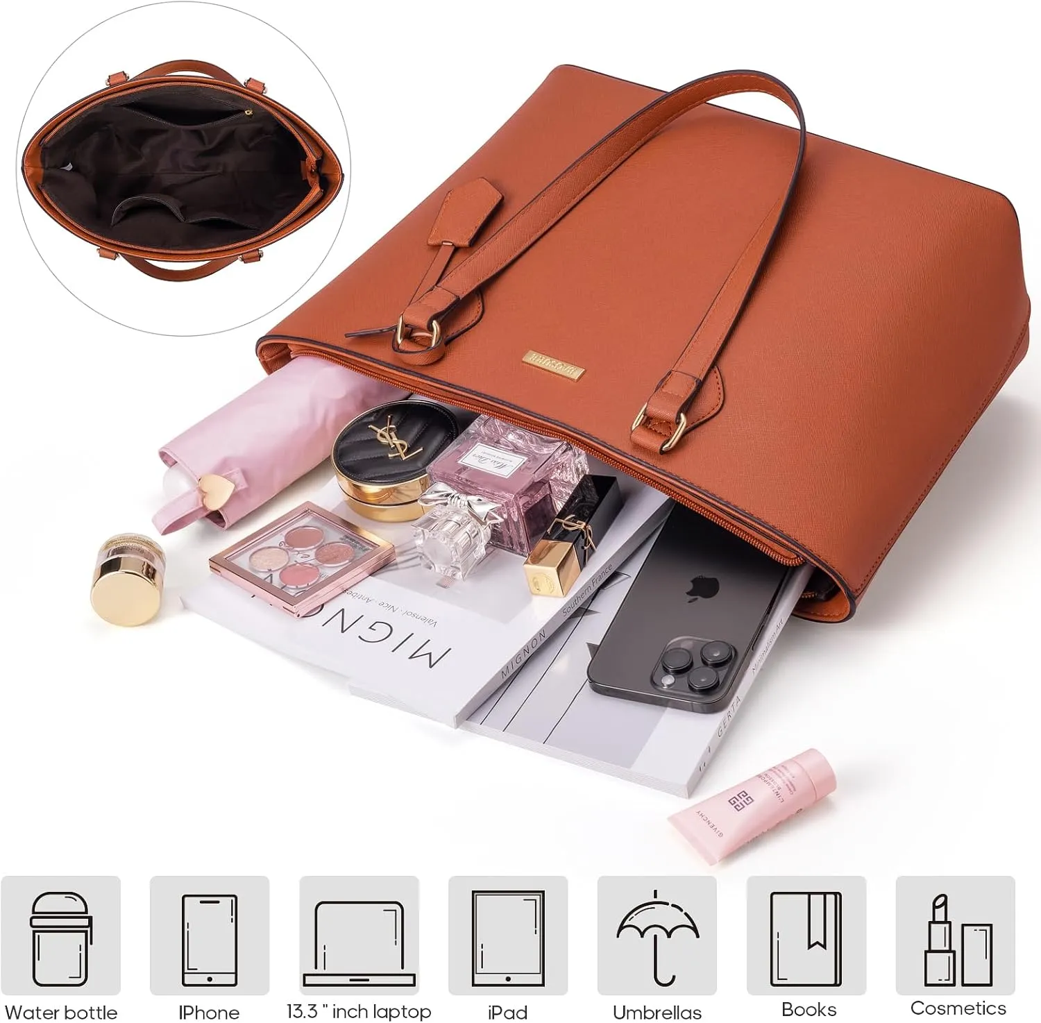 4PCS Women Fashion Handbags Purses Wallet Tote Shoulder Bags Casual Crossbody Bags, Best Valentine's Day Gift for Ladies Girls, Satchel Purse Set 4pcs
