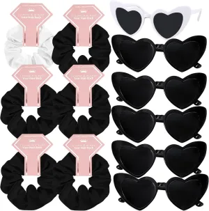 6pairs Satin Bridesmaid Scrunchies - Wedding Proposal Gifts, Bachelorette Party Favors