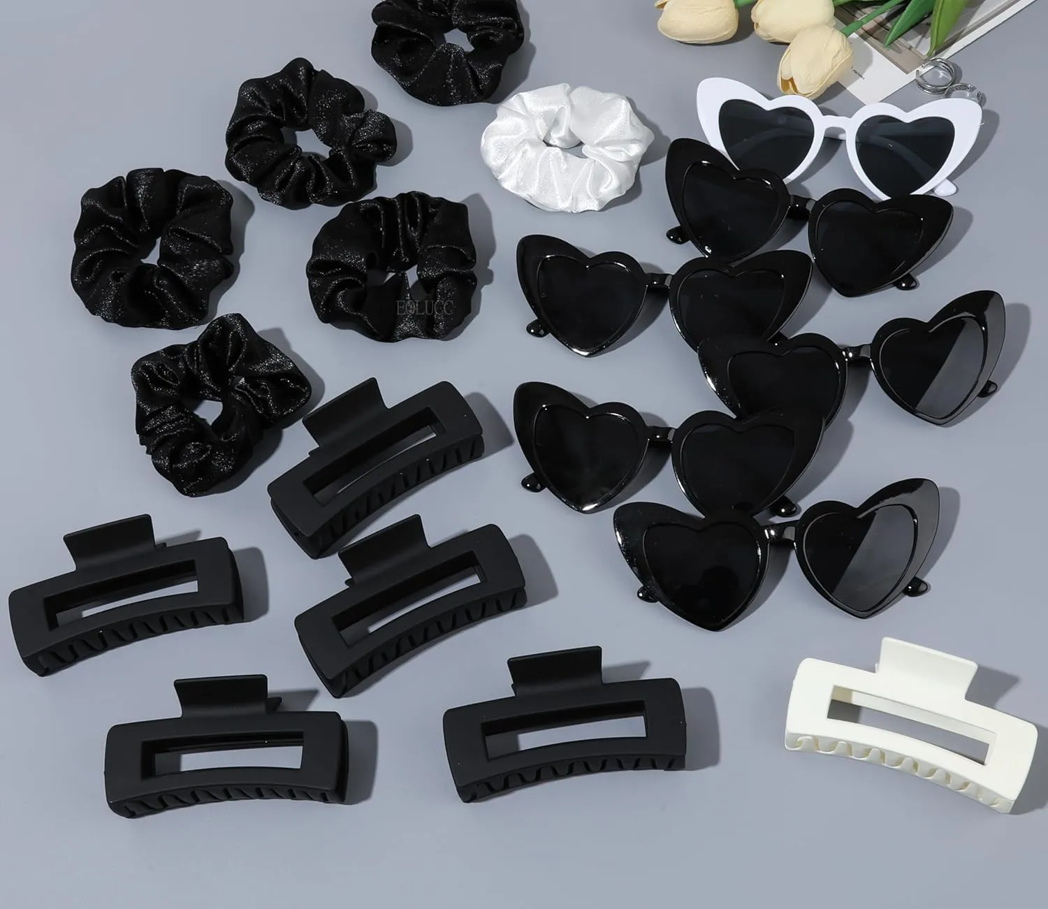 6pairs Satin Bridesmaid Scrunchies - Wedding Proposal Gifts, Bachelorette Party Favors
