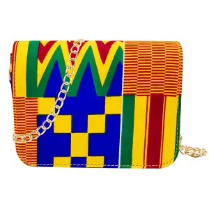 African print purse