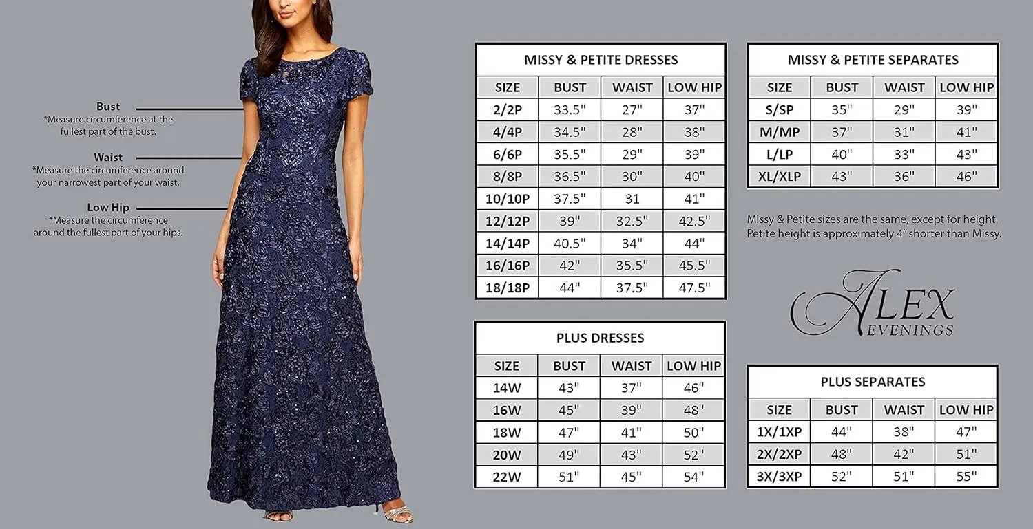 Alex Evenings Women's Long Length A-line Sweetheart Neck Gown with Cap Sleeves, Mother of The Bride Dress