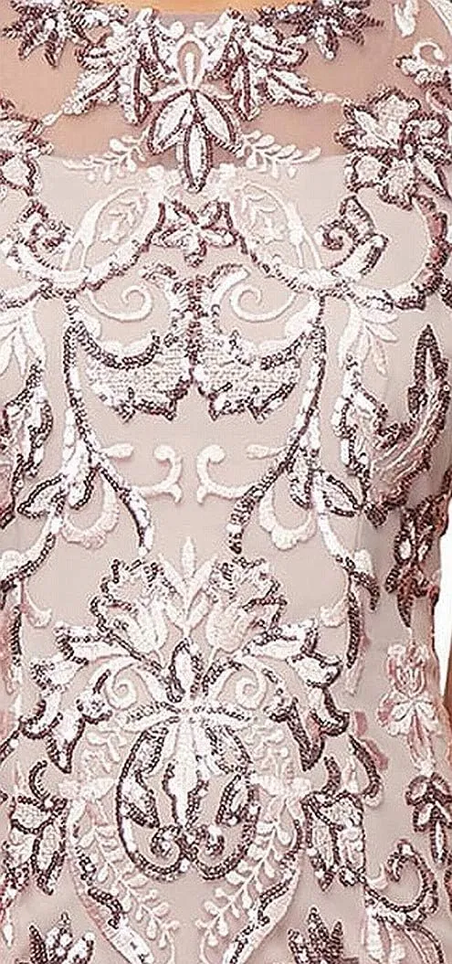 Alex Evenings Women's Tea Length Embroidered Cocktail Godets, Wedding Guest, Party Dress (Petite and Regular Sizes)