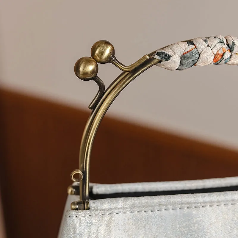 Ancient Style Cheongsam Banquet Clutch Silk Handbags