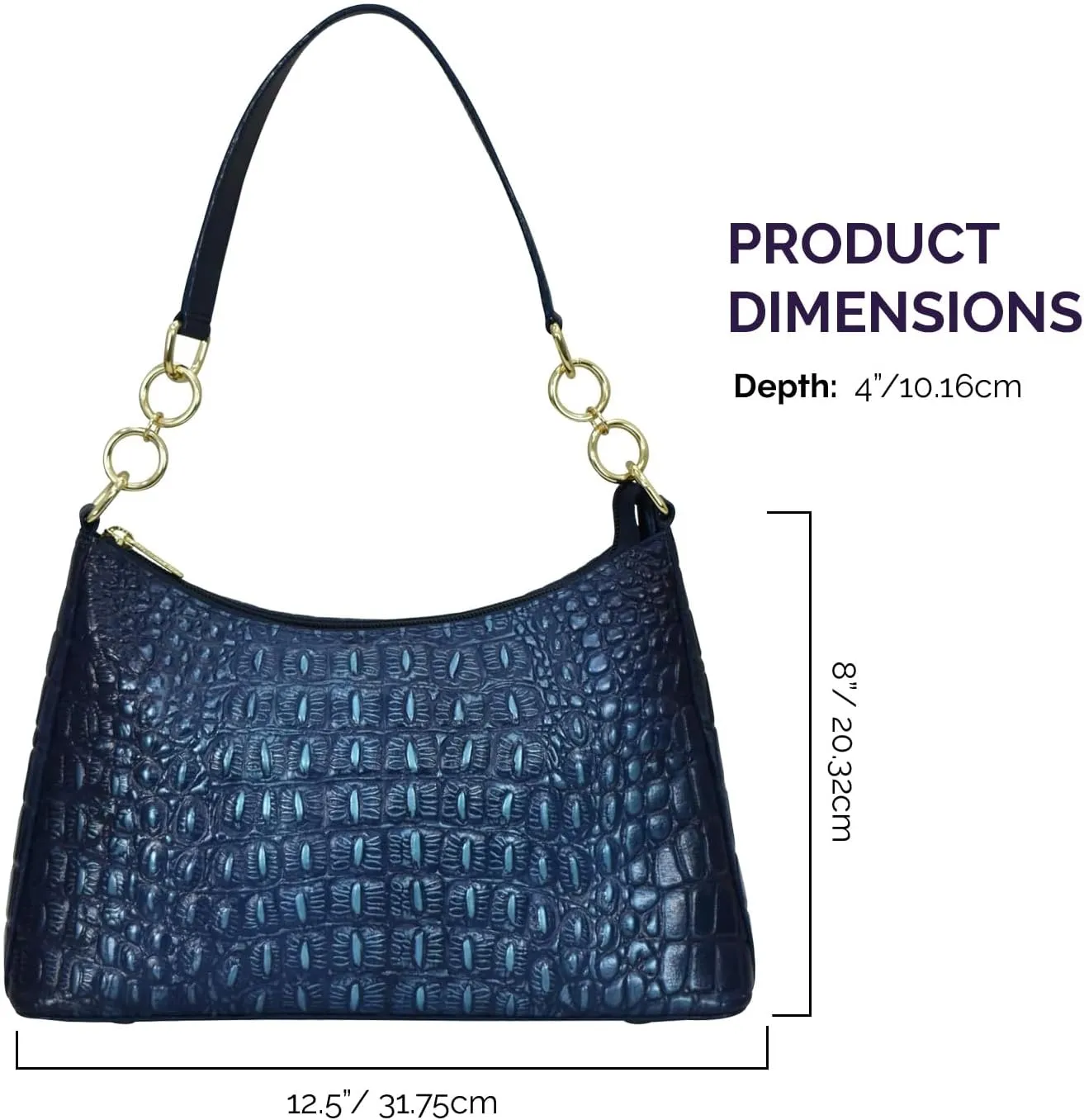 Anuschka Hobo with Chain Strap-707