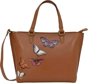 Anuschka Women's Original Hand-Painted Genuine Leather Medium Tote