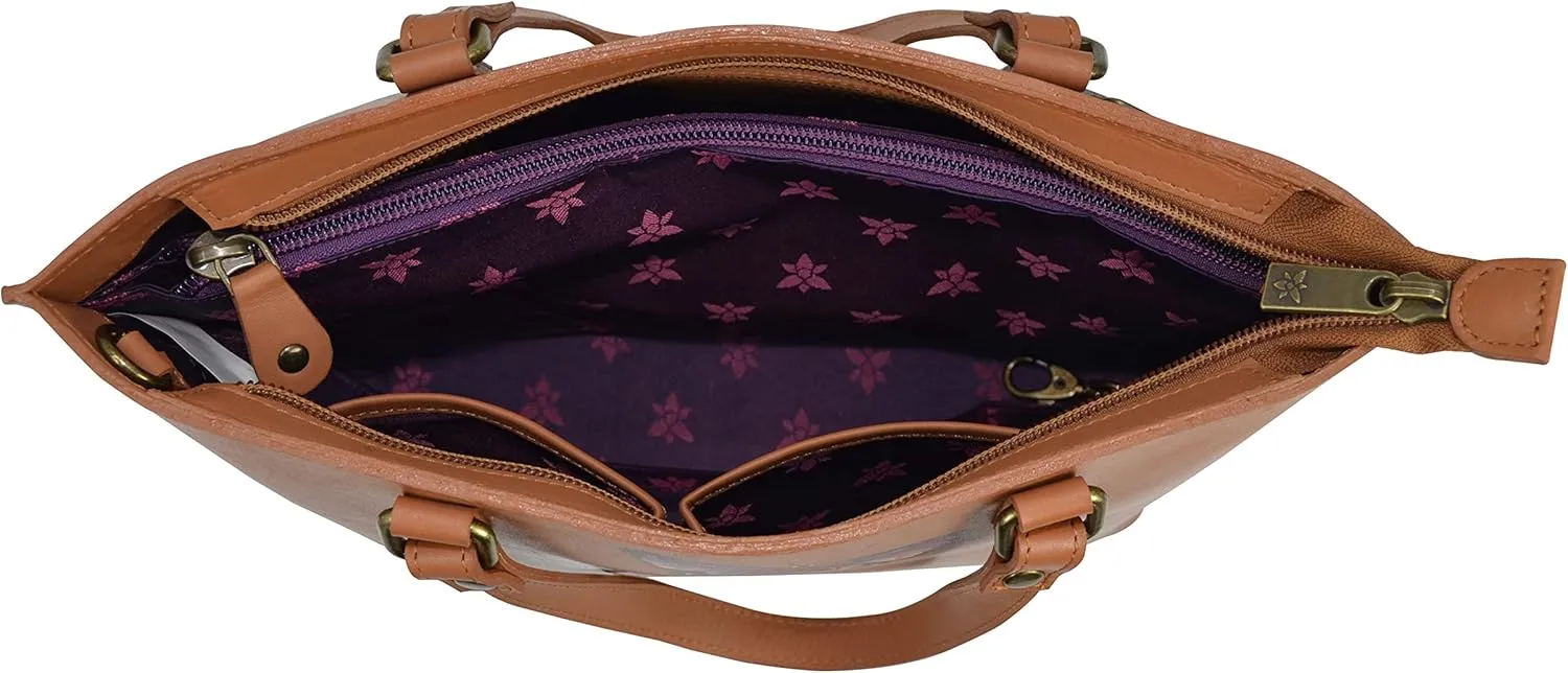 Anuschka Women's Original Hand-Painted Genuine Leather Medium Tote