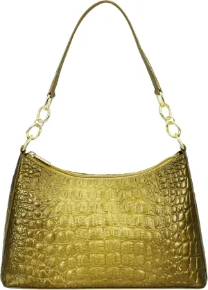 Anuschka Women's Original Hand-Painted Leather Hobo with Chain Strap