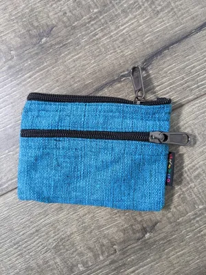 Assorted Cotton Zip Coin Purse