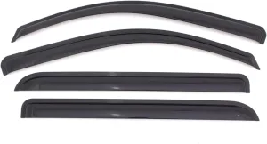 Auto Ventshade [AVS] Outside Mount Rain Guards for 2008 - 2016 Chrysler Town & Country; 2008 - 2020 Dodge Grand Caravan | Window Vent Visors, 4 pcs. - Smoke | 94251