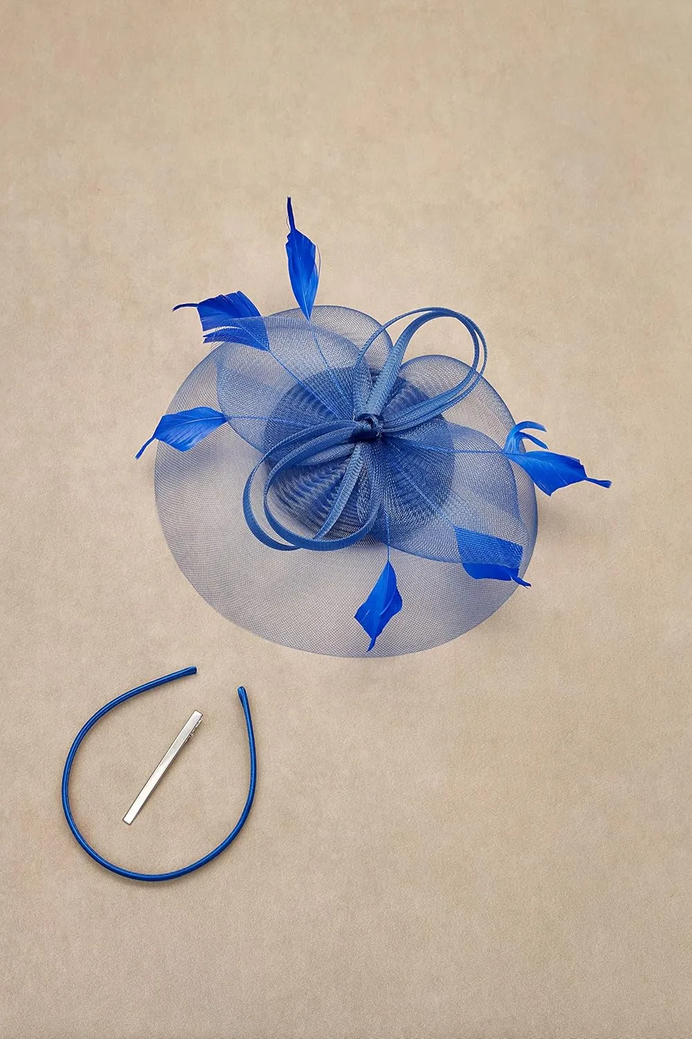 BABEYOND Women's Fascinator Hat Kentucky Hat Feather Derby Fascinator Tea Party Hat for Cocktail Wedding