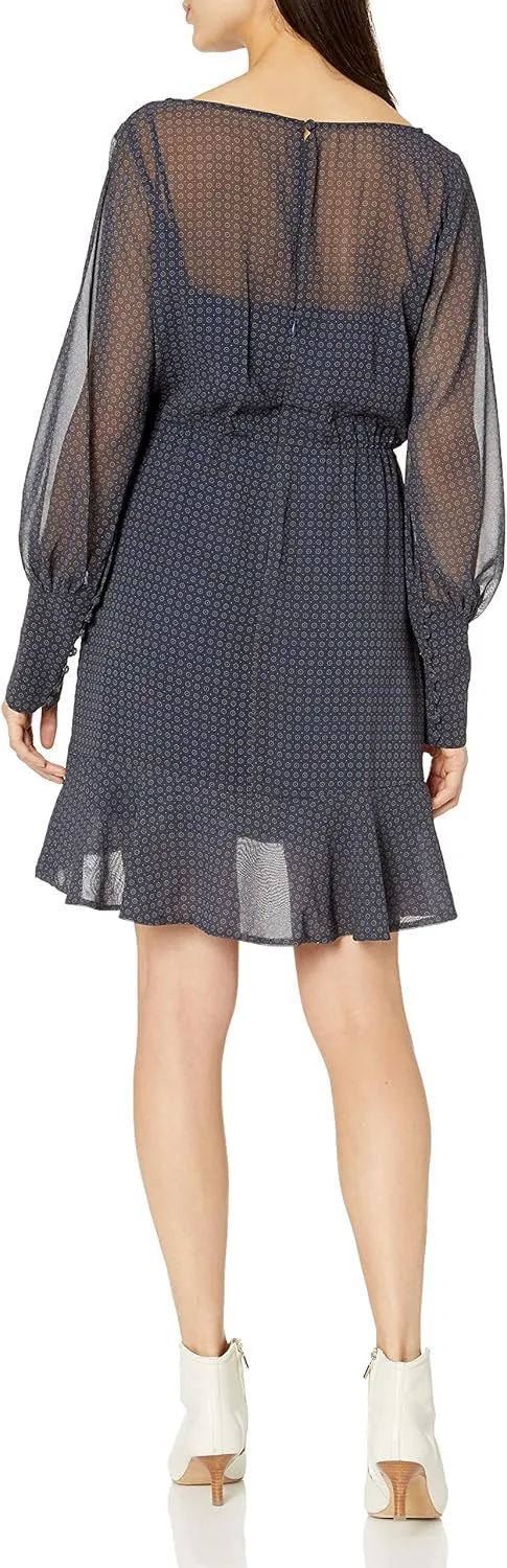 Bailey 44 Women's Printed Mini Dress with Ruffle Details