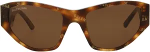 Balenciaga Cat-Eye Sunglasses – Luxury Designer Eyewear for Women – Exclusive Fashion Accessory with UV Protection – Elegant Tortoise Shell and Tinted Lenses