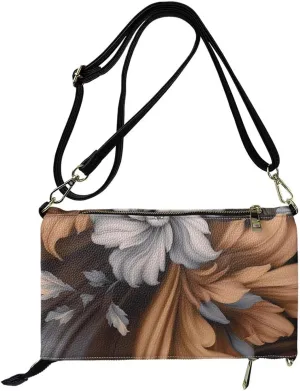 Binienty Graphic Crossbody Purses for Women,Shoulder Handbags Vegan Leather Casual Satchel with Guitar Strap