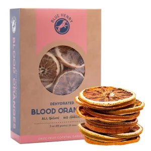 BlueHenry Dehydrated Blood Orange Wheels - 2.5 oz - 20  slices - Natural Fruit