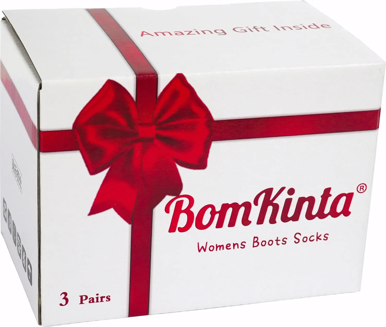 BomKinta Wool Socks for Women - Merino Warm Boot Hiking Socks - Thermal Crew Socks for Winter Outdoor Working Size 5-11