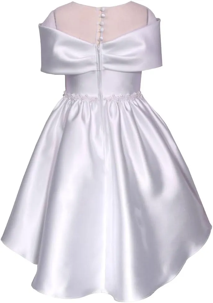 Bonnie Jean Iris & Ivy Girls Size 7-16 White Communion Dress