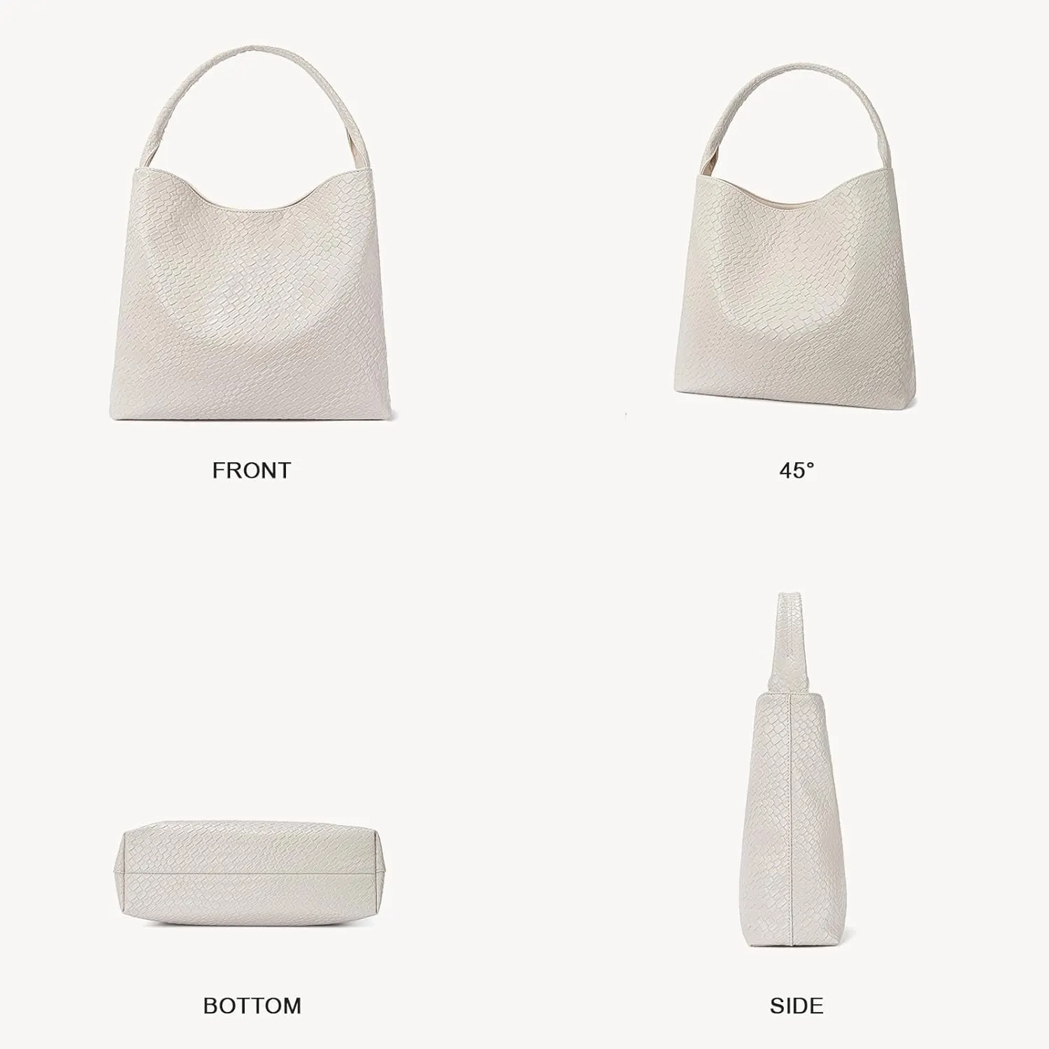 BOSTANTEN Shoulder Bag for Women Trendy Summer Hobo Handbag Purse Top-handlde Tote Bag