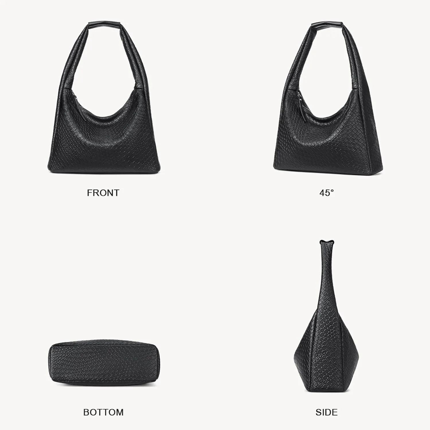 BOSTANTEN Shoulder Bag for Women Trendy Summer Hobo Handbag Purse Top-handlde Tote Bag