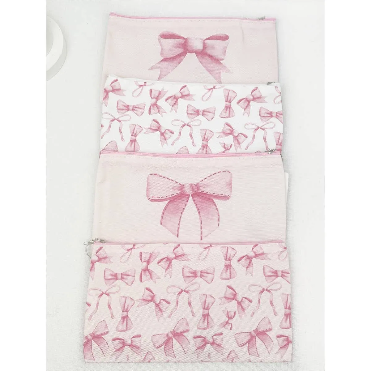 Bow Design Printed Coin Purse