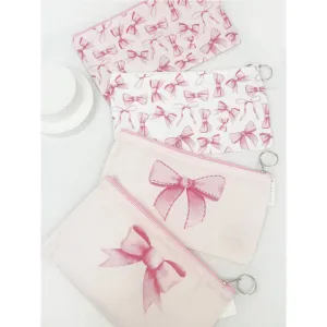 Bow Design Printed Coin Purse