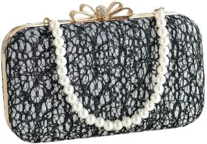 Bow Lace Bag Hanfu Ancient Style Hand Shoulder Crossbody Cheongsam Banquet Bag