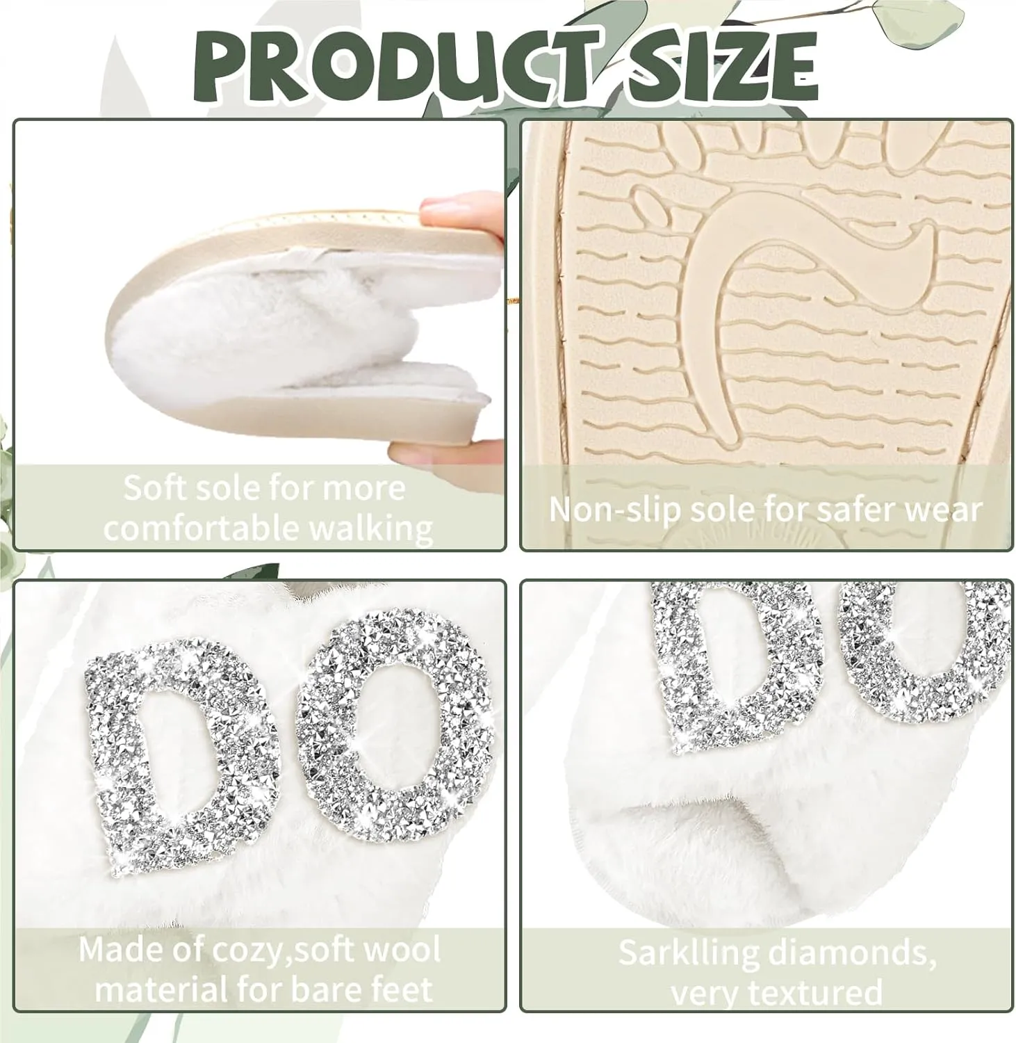Bride Slippers for Wedding Day - White Bridal Shoes - 'I Do' Wedding Slippers for Brides