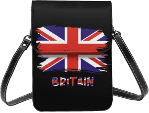 Britain British Flag Small Crossbody Bag Is A Shoulder Bag Designed For Women And Girls Cell Phone Crossbody Wallet Purses With Card Slots Adjustable Strap