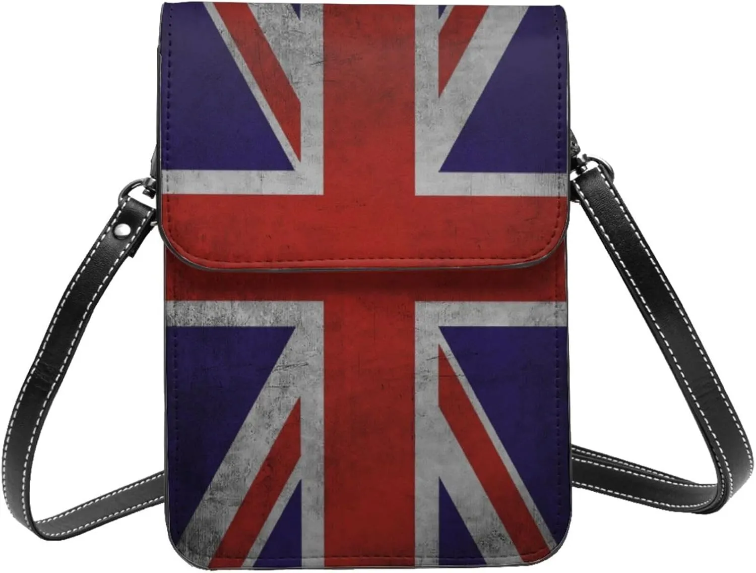 Britain British vintage Flag Small Crossbody Bag Is A Shoulder Bag Designed For Women And Girls Cell Phone Crossbody Wallet Purses With Card Slots Adjustable Strap