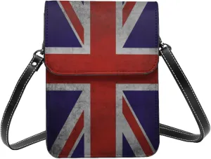 Britain British vintage Flag Small Crossbody Bag Is A Shoulder Bag Designed For Women And Girls Cell Phone Crossbody Wallet Purses With Card Slots Adjustable Strap