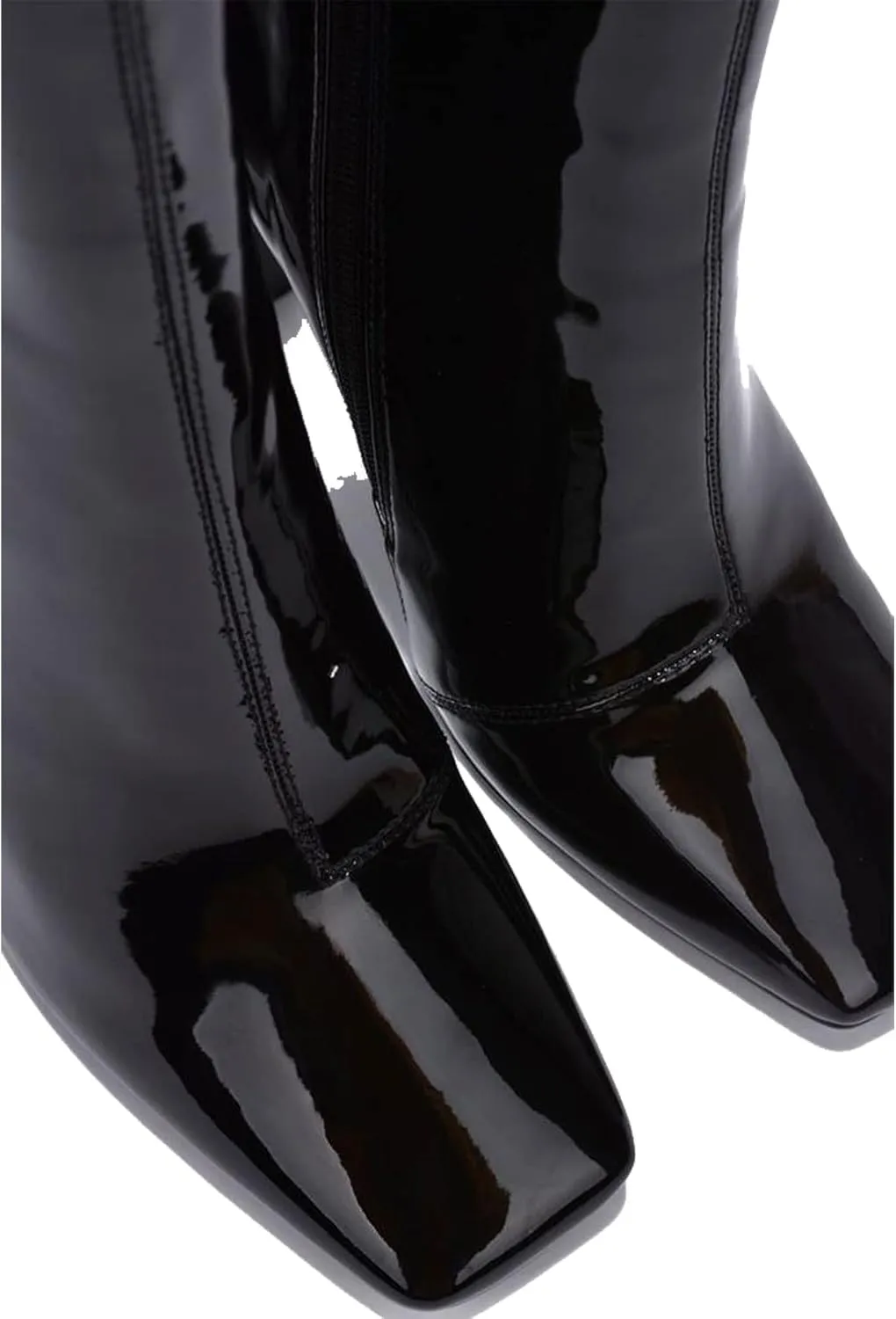 Cape Robbin Luciene Square Toe High Heel Booties (Luciene)