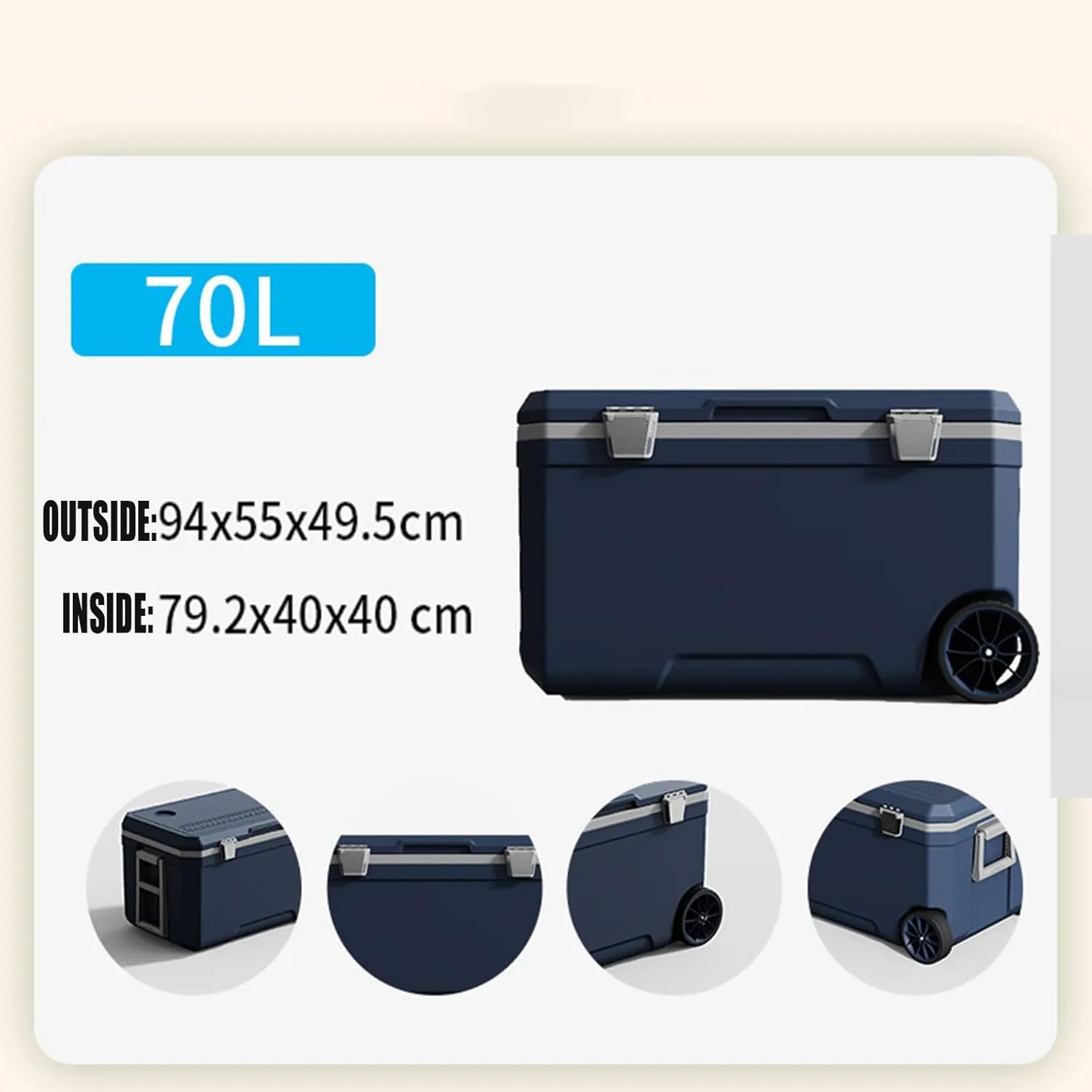 Car Camping Coolers for Dodge Grand Caravan/Durango/Challenger Charger Durango RT, Waterproof Portable Cooler, Leak Proof Picnic Insulated Bag, Ultra-Light Premium Ice Chest Box