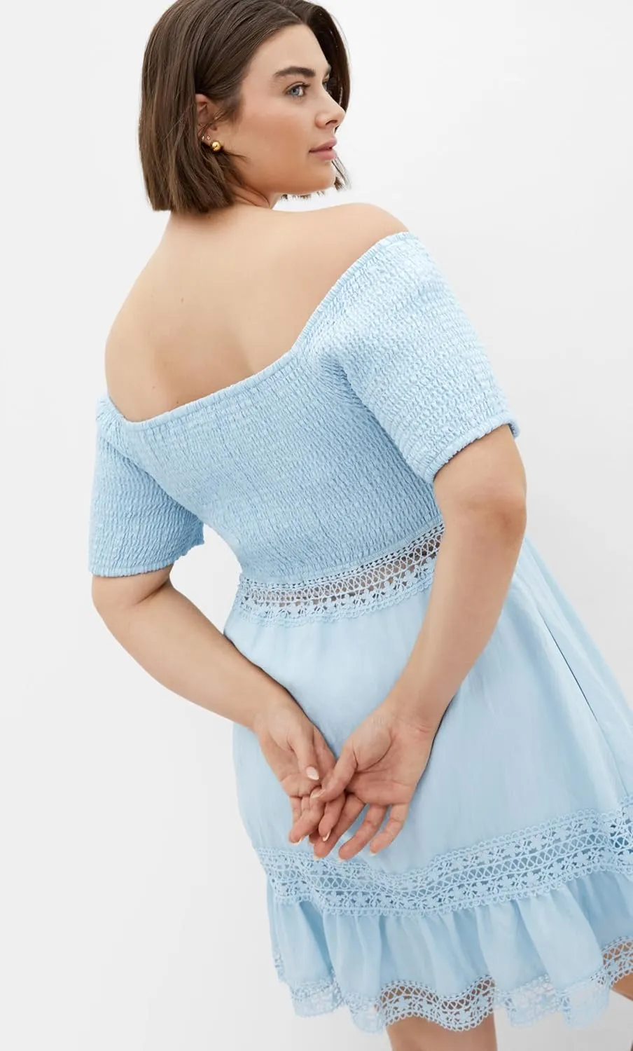 City Chic Women's Plus Size Dress-Aura