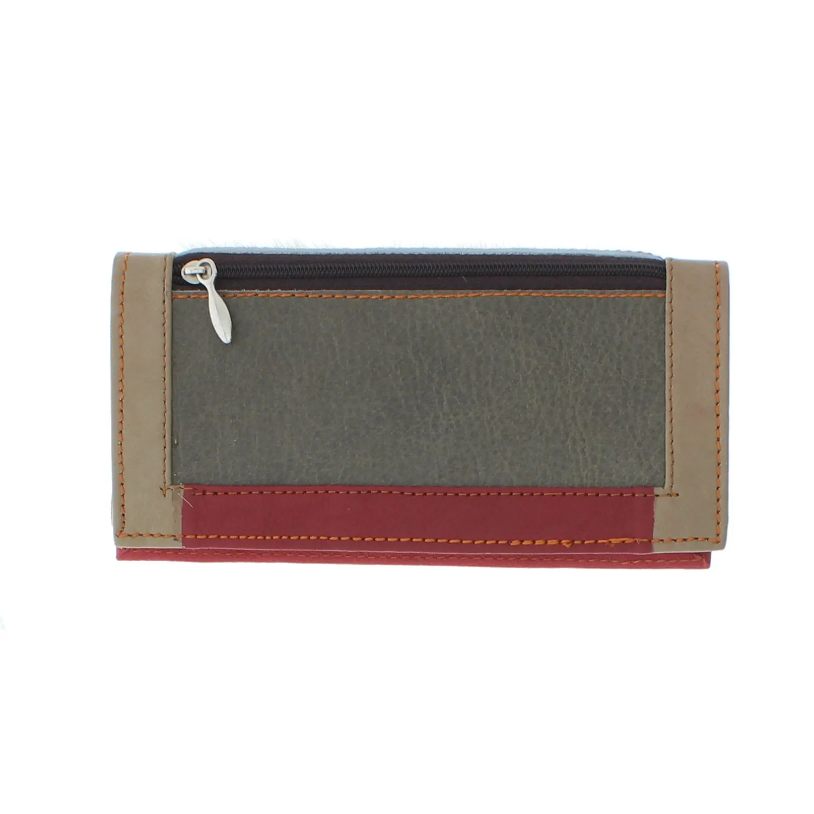 Colourful Animal Print Purse In Recycled Leather 09
