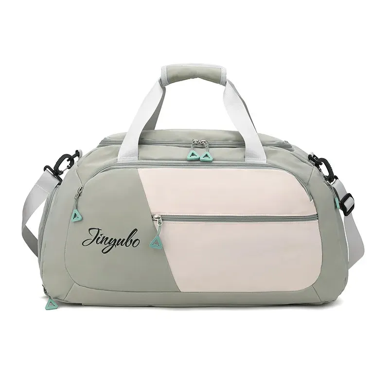 Contrast Nylon Travel Bag