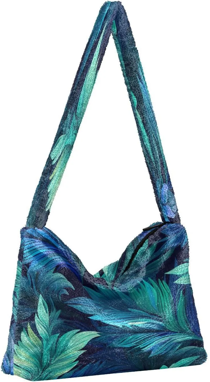 Cosmic Sky with Various Stars and Nebulas Plush Bag, Shoulder Hand Bag, Shoulder Handbags for Women