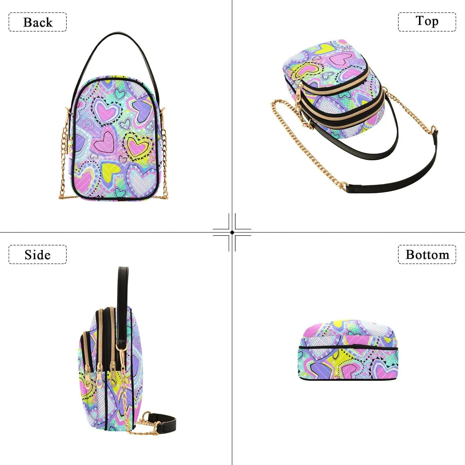 Cross Body Bag for Woman Travel, Womens Shoulder Bag Multi Pockets Handbags for Women, Womens Sling Bag