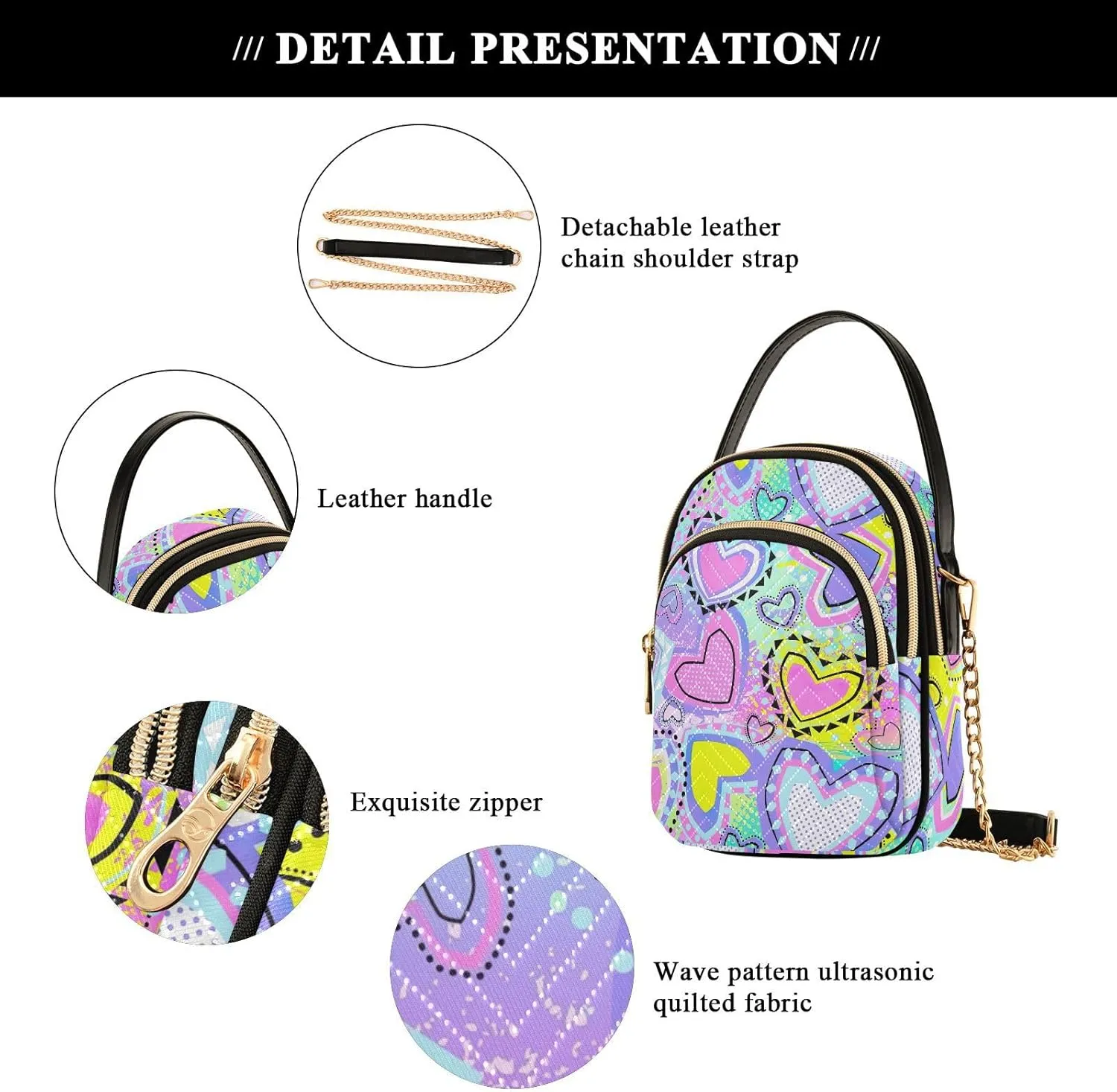 Cross Body Bag for Woman Travel, Womens Shoulder Bag Multi Pockets Handbags for Women, Womens Sling Bag