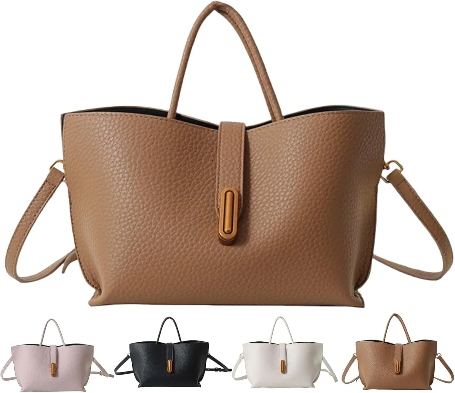 Crossbody Bags for Women Trendy Tote Bucket Bag Y2K Vintage Hobo Fashion Large Vegan Leather Purses Shoulder Handbag