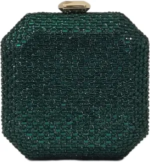 Cute Crystal Box Clutch Mini Rhinestone Handbags For Women Party Wedding Evening Bag