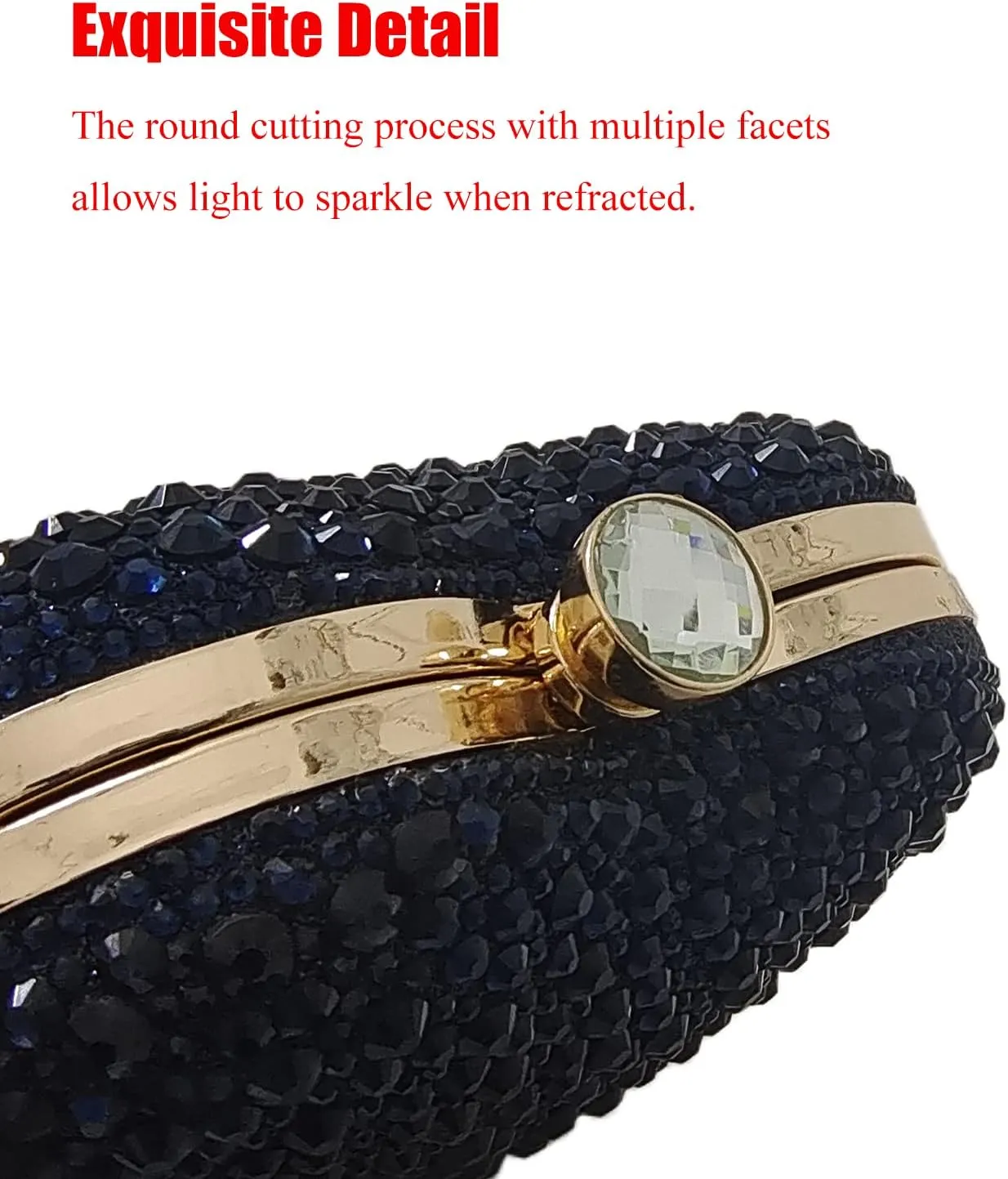 Cute Heart Shape Clutch Purse Mini Love Heart Rhinestone Wedding Handbag Party Women Purse