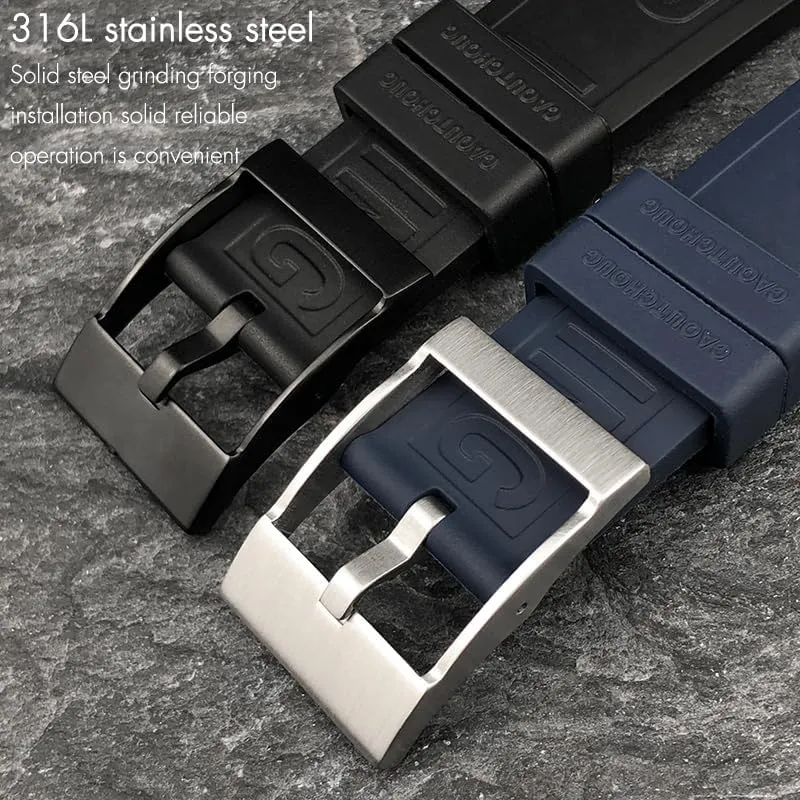 DASEB 20mm 22mm 24mm Rubber Strap Watch accessories for Breitling SUPEROCEAN Avenger Color Watchband Diving Sports Wristband Bracelets