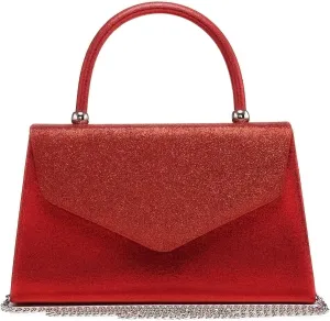 Dasein Women's Evening Bag Party Clutches Wedding Purses Cocktail Prom Handbags with Frosted Glittering