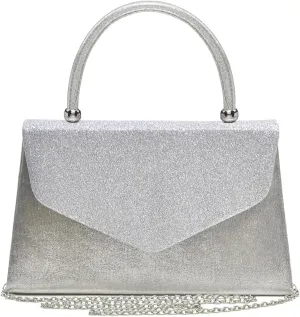 Dasein Women's Evening Bag Party Clutches Wedding Purses Cocktail Prom Handbags with Frosted Glittering