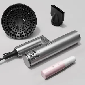 Diffuser Hair Dryer, Lena F10 High-Speed Travel Blow Dryer with Ionic Technology, Lightweight & Portable, Adjustable Temp/Speed, Low Noise & Fast Drying for All Hair Types