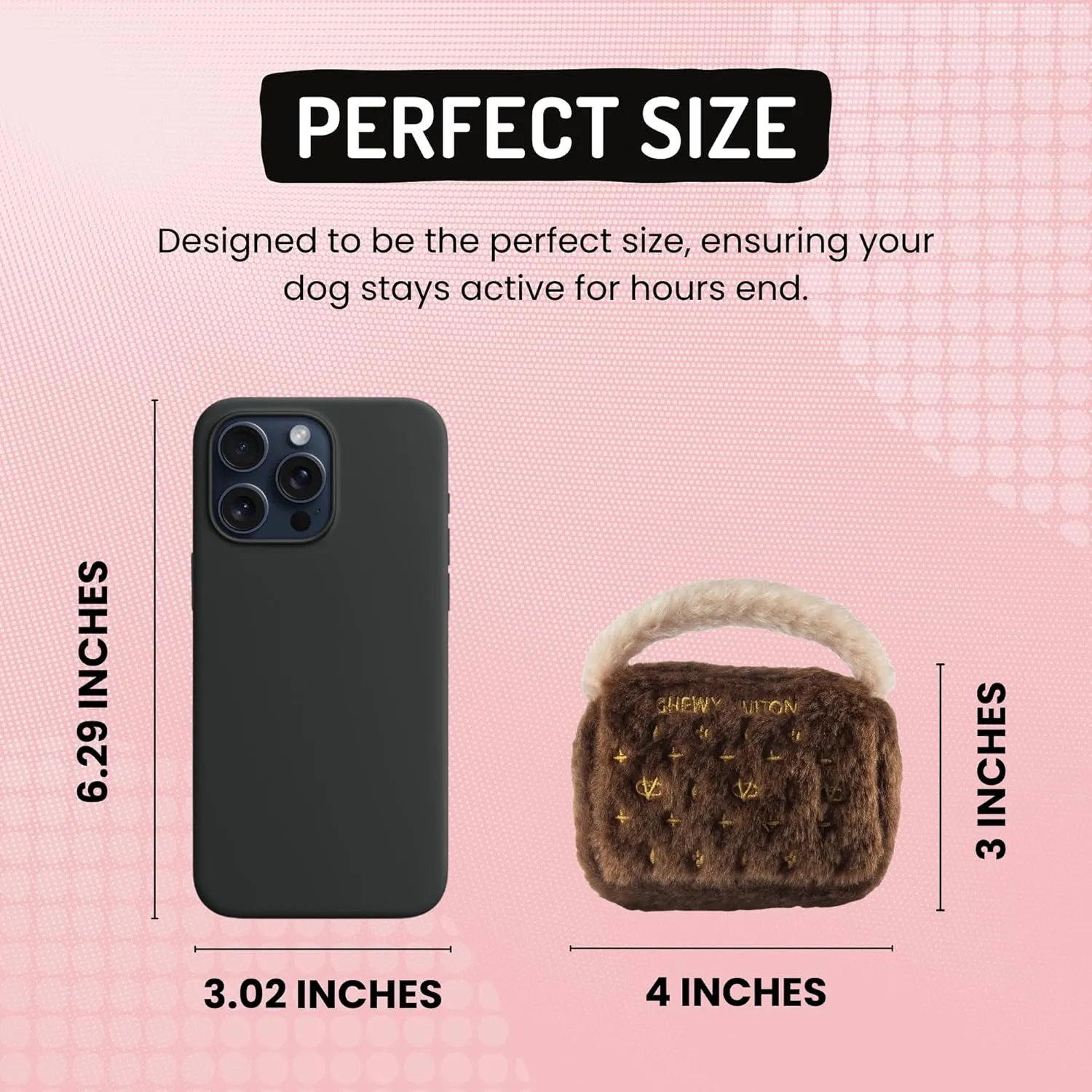 Dog Diggin Designs Runway Pup Collection | Unique Squeaky Parody Plush Dog Toys – Haute Couture Purses & Handbags